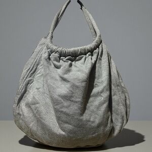 J. Jill Pure Jill Soft Grey Fabric Hobo Purse Bag